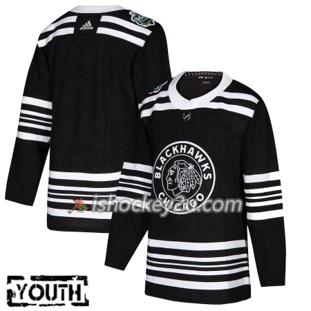 Børn NHL Chicago Blackhawks Trøje Blank 2019 Winter Classic Adidas Sort Authentic